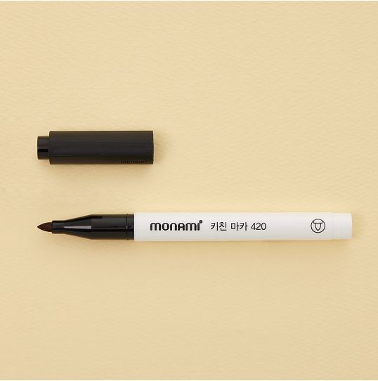 모나미 420 키친마카 1.2mm 냉장고펜